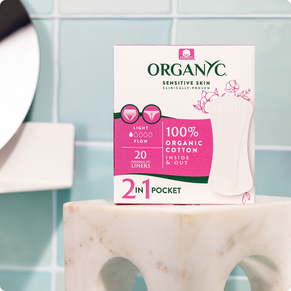Organyc Protège-slips Coton Bio Personal Fit 2en1 Pocket