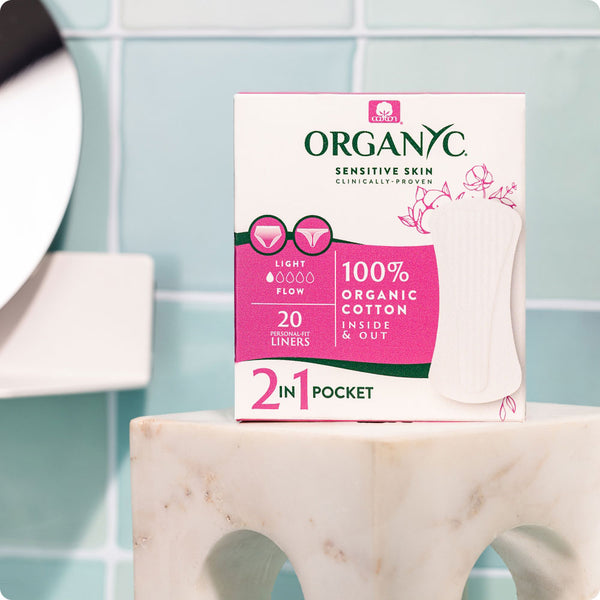 Organyc Protège-slips Coton Bio Personal Fit 2en1 Pocket