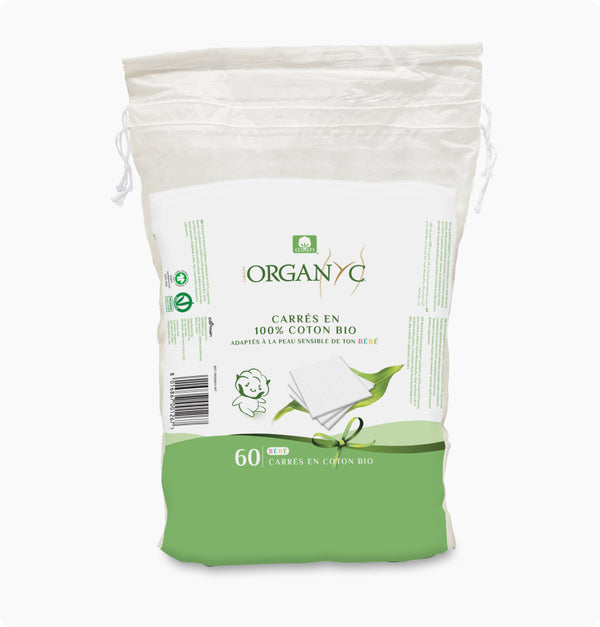 Organyc Carrés Bébé Coton Bio