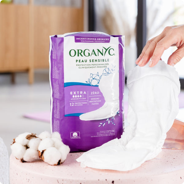 Organyc Fuites urinaires Serviette - Extra