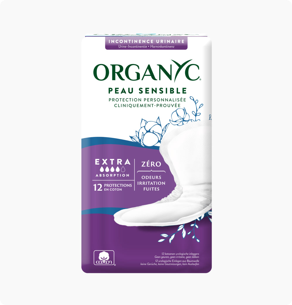 Organyc Fuites urinaires Serviette - Extra