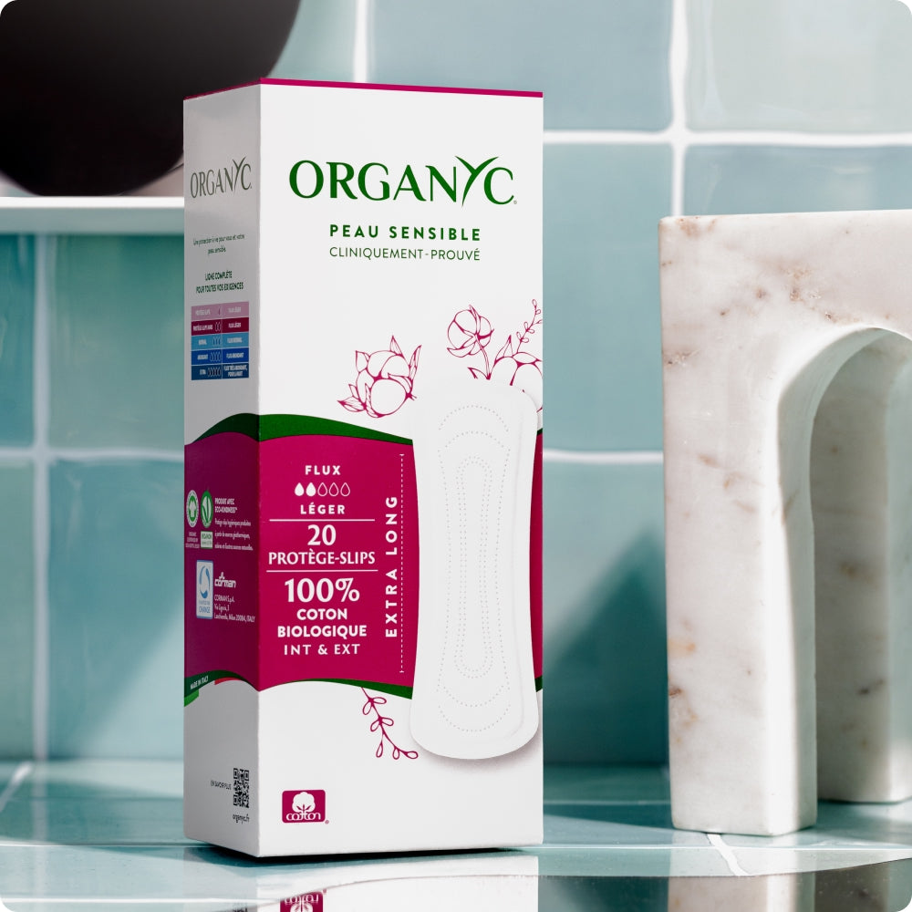 Organyc Protège-slips Coton Bio Extra Long