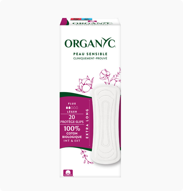 Organyc Protège-slips Coton Bio Extra Long