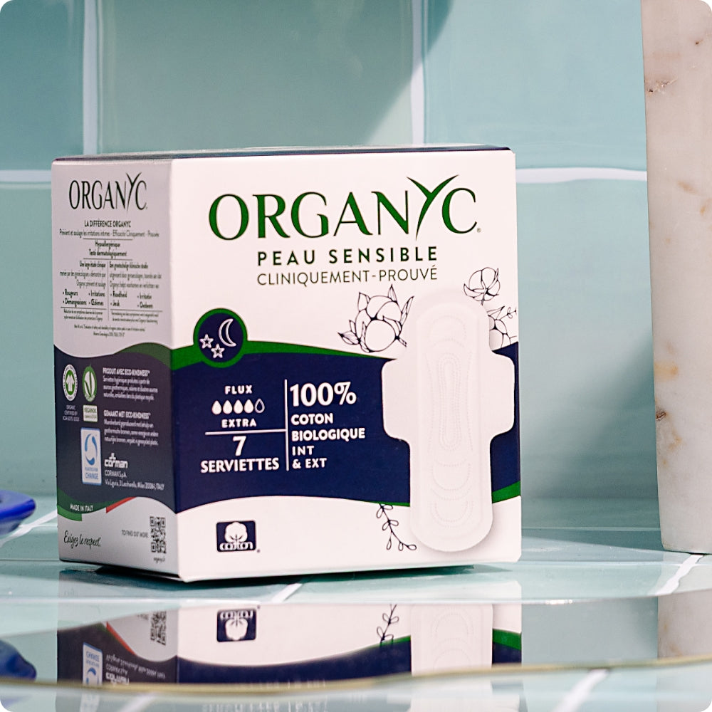 Organyc Serviette Coton Bio Maxi Protect