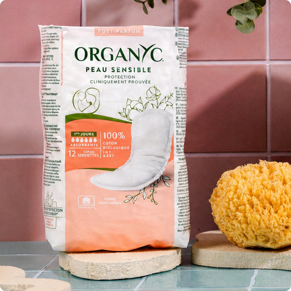 Organyc Serviette Post partum Premiers jours