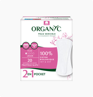 Organyc Protège-slips Coton Bio Personal Fit 2en1 Pocket